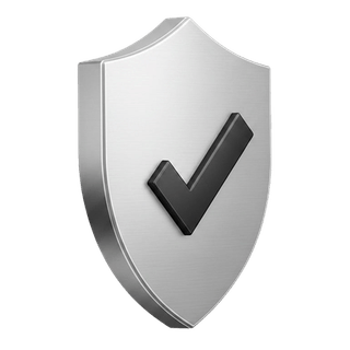 3D checkmark icon on the Sound Warrantoric how it works page