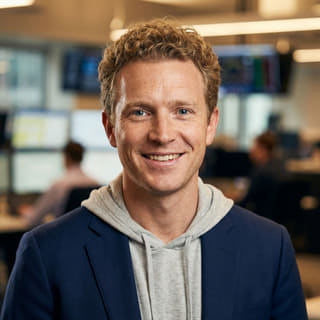 Ryan Brooks, listed as Lead Trading Analyst at Sound Warrantoric, shown in a profile image